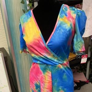 Tye dye woman’s romper
